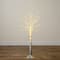 5ft. Pre-Lit White Birch Artificial Christmas Tree, Warm White LED Lights